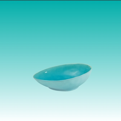 ../frankl24shop/Türkis a la plage turquiose - Schale flach 16 cm